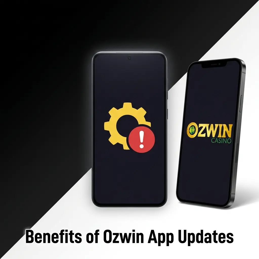Ozwin app update screen showing new games and security patches