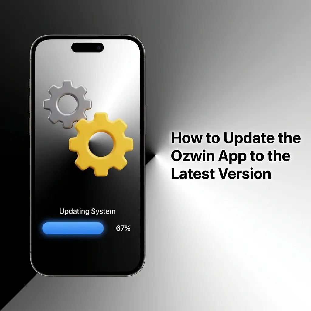 Ozwin app running as a Progressive Web App on a mobile home screen