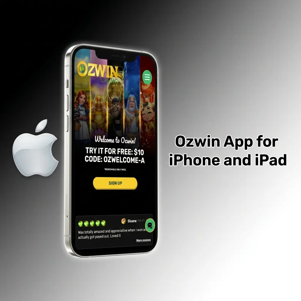 Ozwin iOS app running on iPhone and iPad