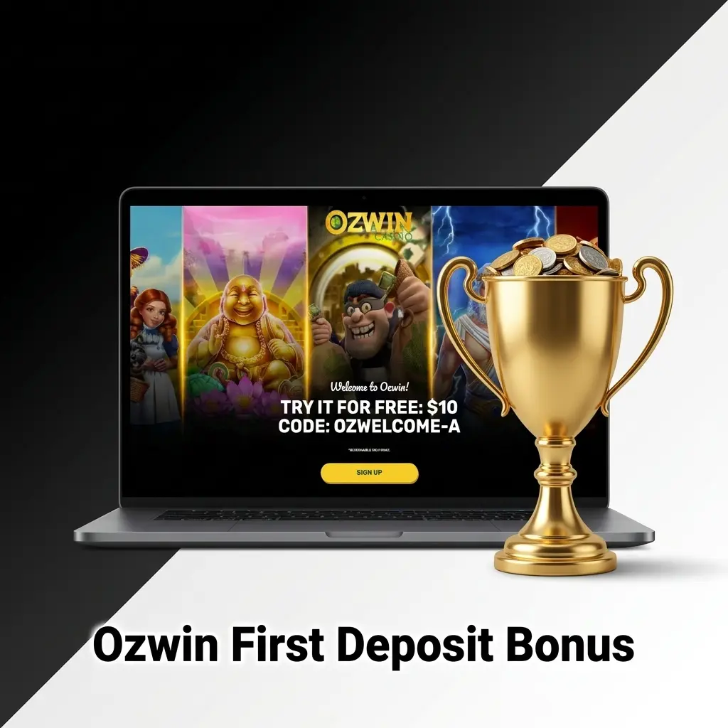Ozwin first deposit bonus promotion