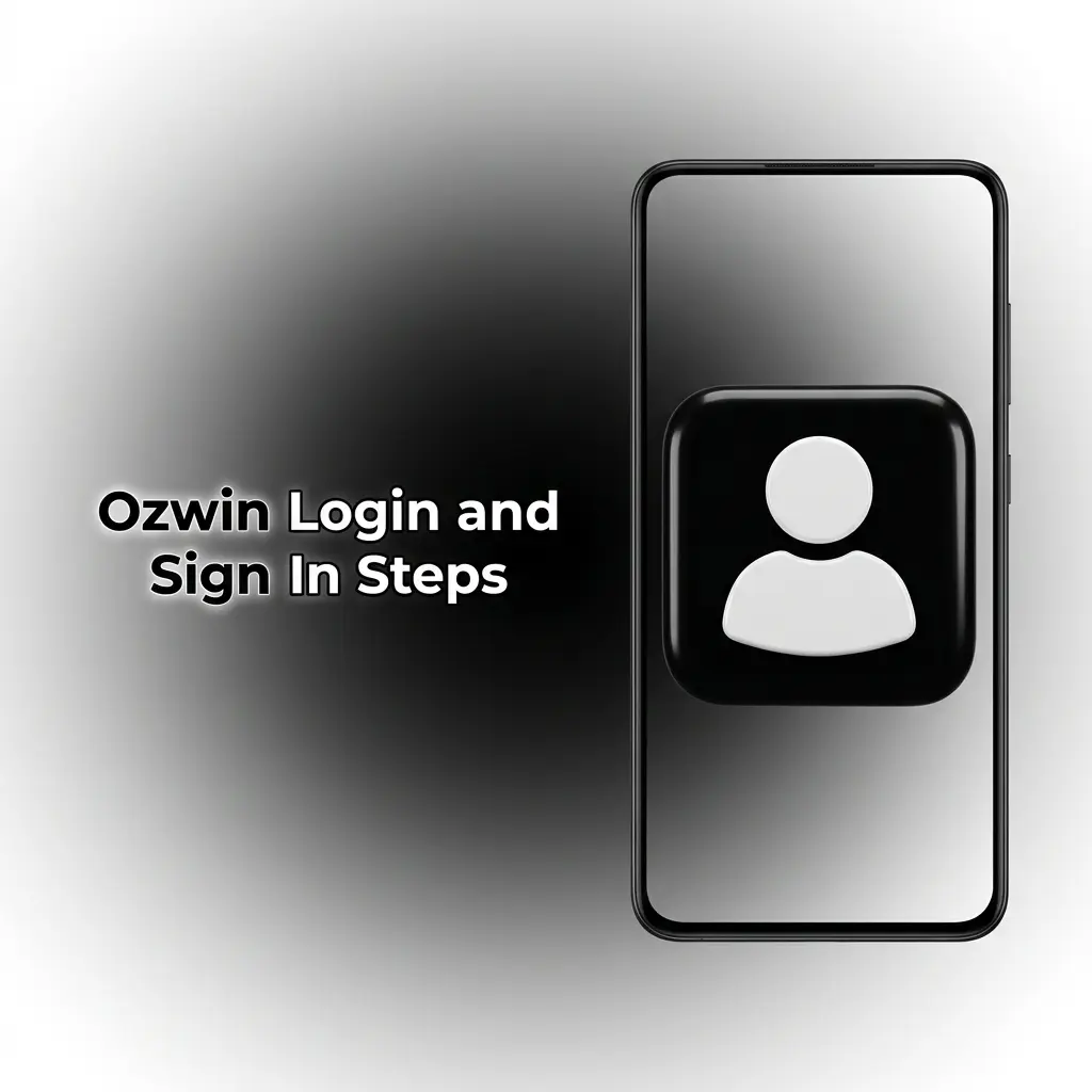 Ozwin login screen on website and mobile app