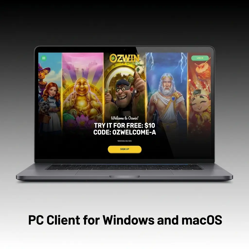 Playing casino games directly in a desktop browser