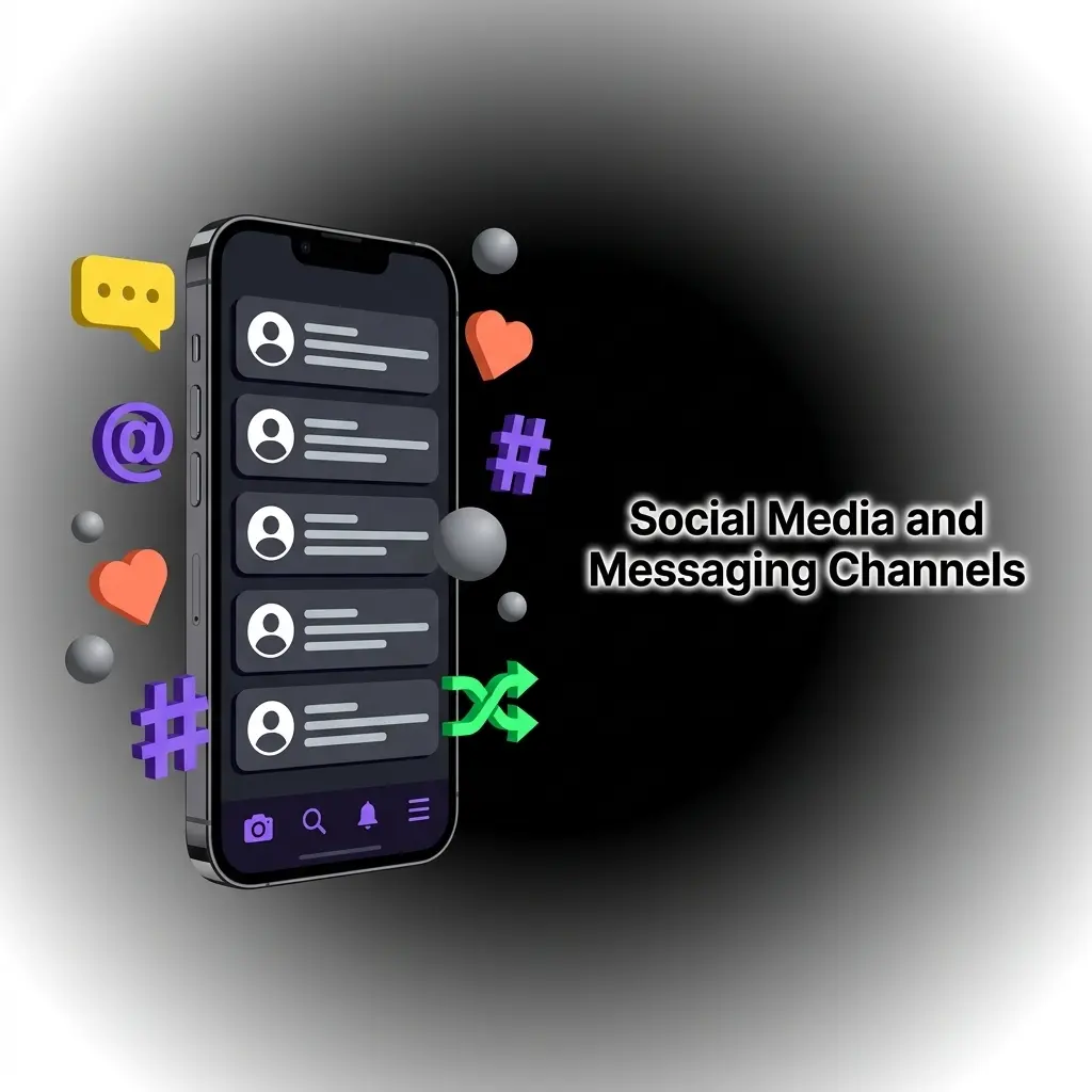 Ozwin social media and messaging channels