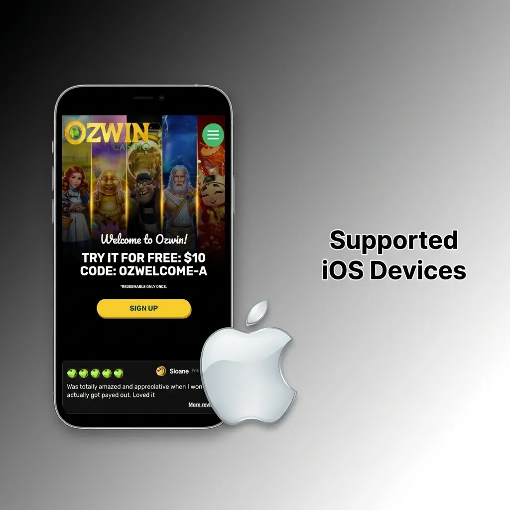 Supported iOS devices for Ozwin app