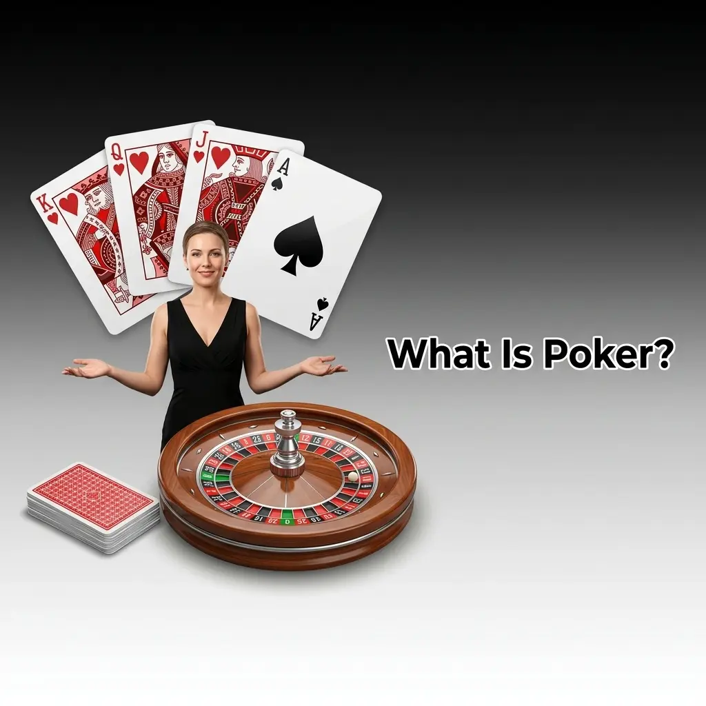 Poker table game at Ozwin Casino