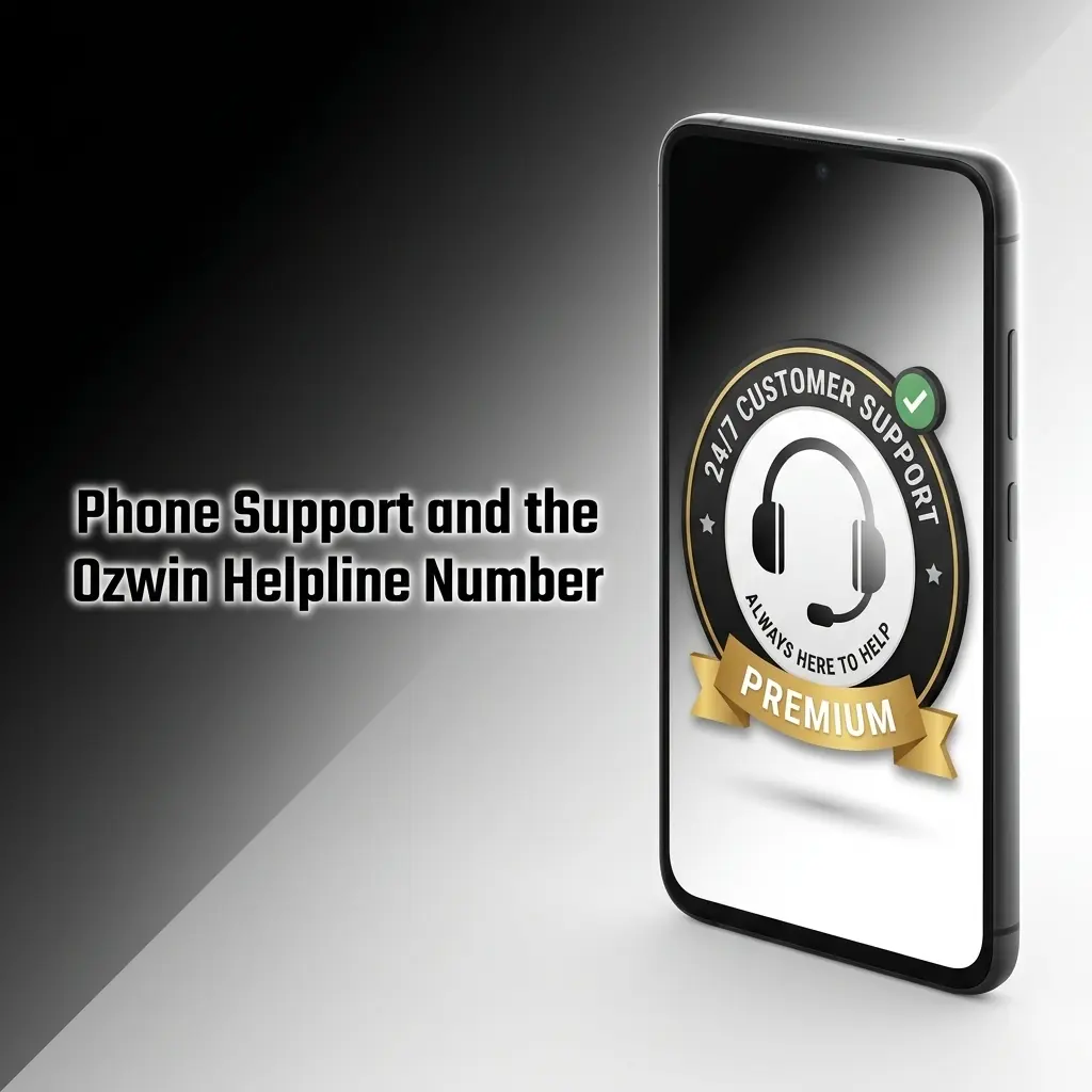 Player on a phone call with Ozwin support