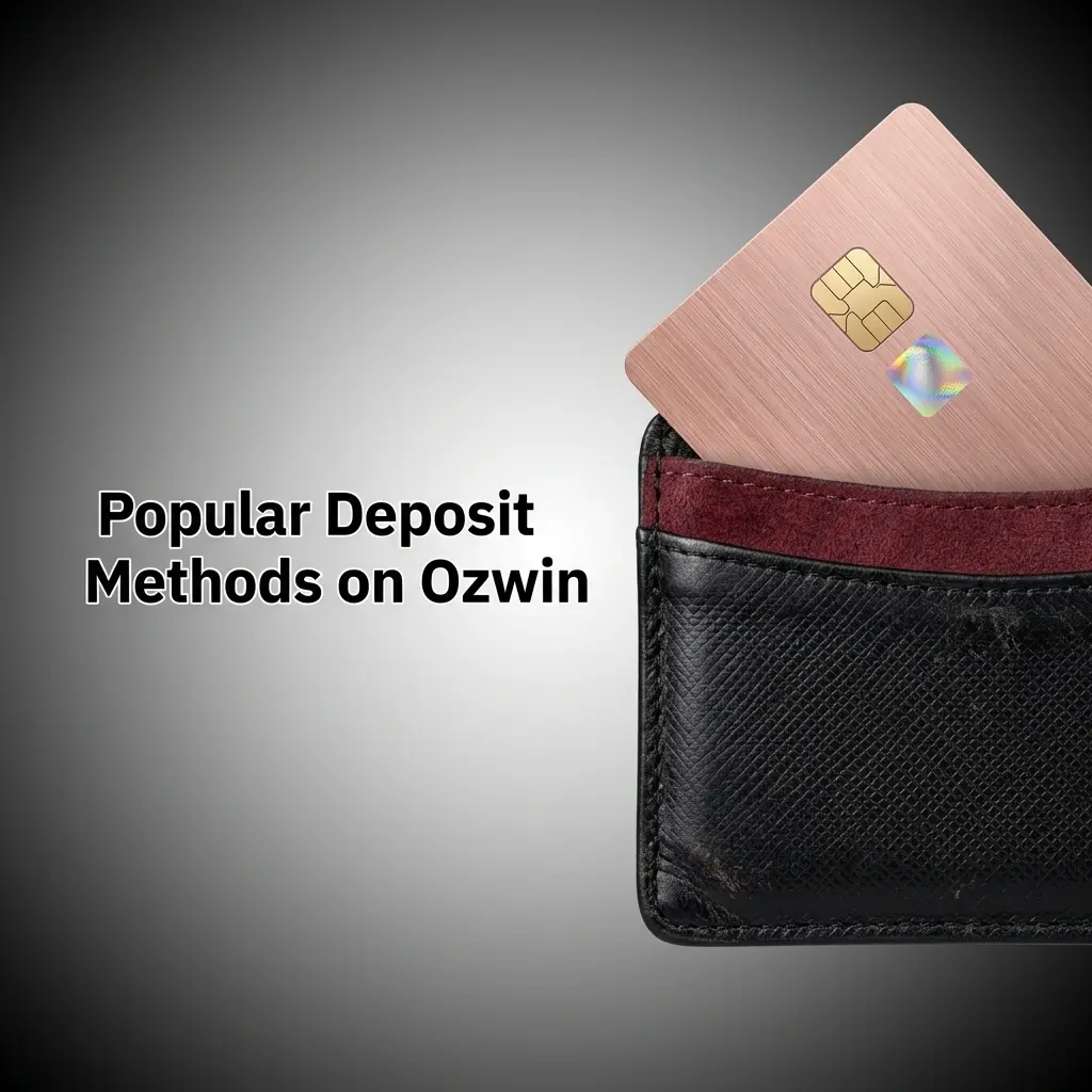Popular deposit methods available at Ozwin Casino