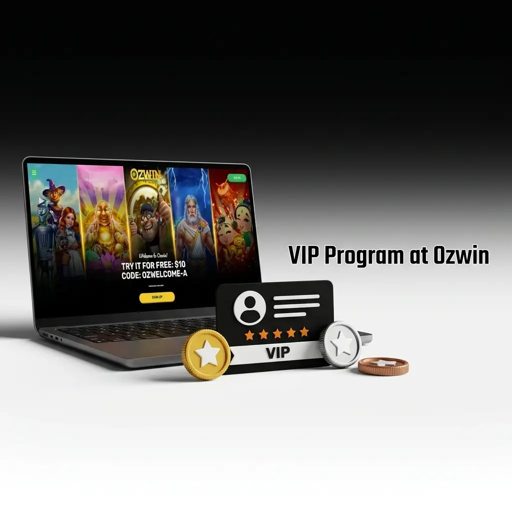 Ozwin VIP program tier badges
