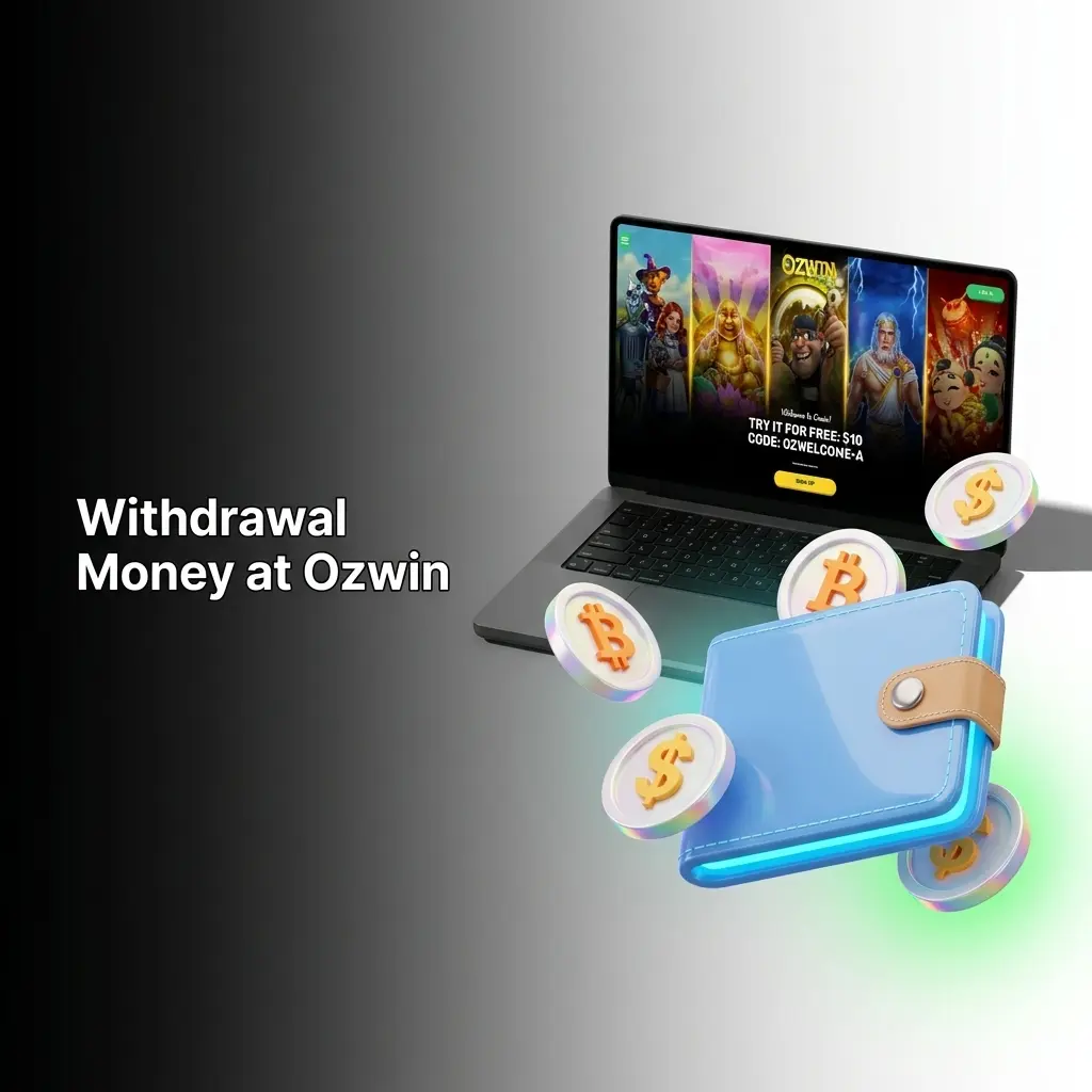 Ozwin withdrawal process on account dashboard